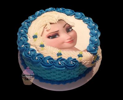 Frozen Elsa - Cake by Chittenango Cakes