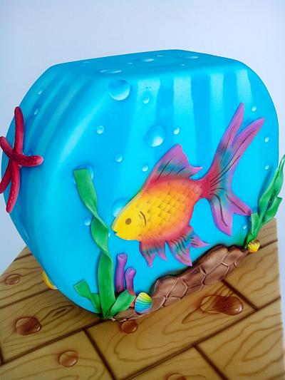 The Aquarium - Cake by Luis Mercadulce