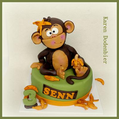 Just monkeying around! - Cake by Karen Dodenbier