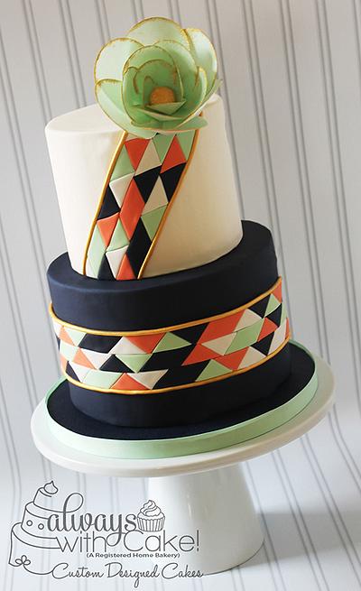 Geometric Design - Cake by AlwaysWithCake