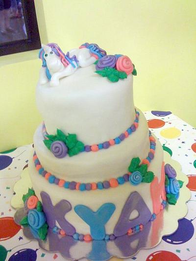 Unicorn Birthday Cake - Cake by Tiffany Austin
