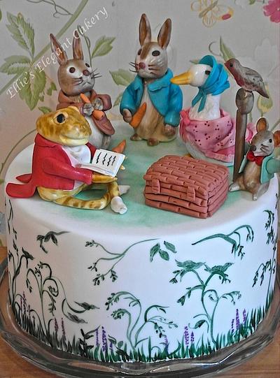 Peter rabbit and friends - Cake by Ellie @ Ellie's Elegant Cakery