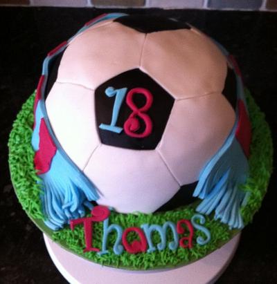 Aston Villa football cake - Cake by salco