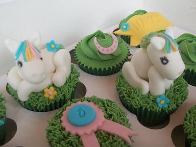 Cute Pony Cupcakes - Cake by Great Little Bakes