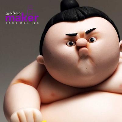Bonzo - My Sumo Kid Cake Topper - Cake by Sweetness Maker