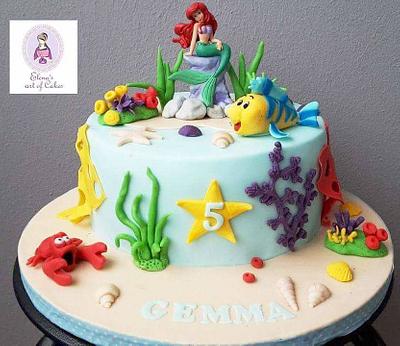 Ariel cake - Cake by elenasartofcakes