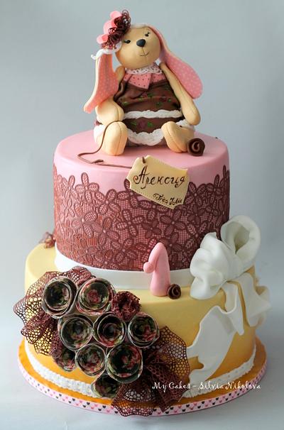 Cute Bunny Cake - Cake by marulka_s