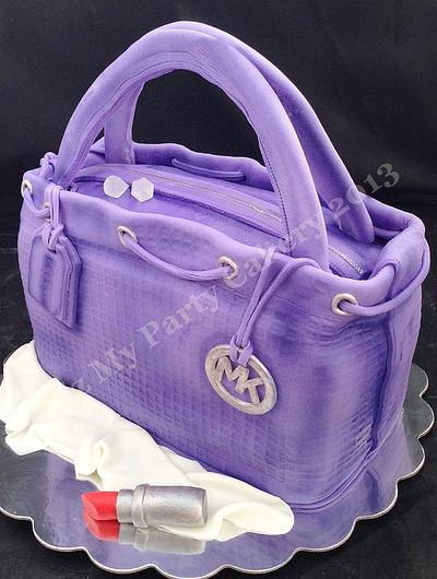 Purple MK Handbag - Cake by It'z My Party Cakery