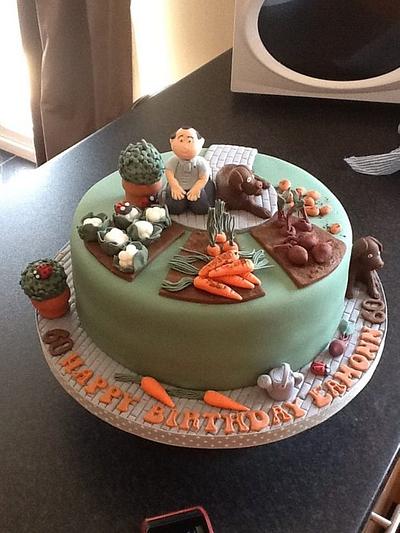 Gardening lover's 60th birthday cake! - Cake by K Cakes