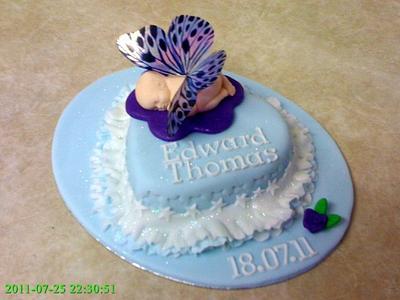 Butterfly Baby - Cake by Alli Dockree