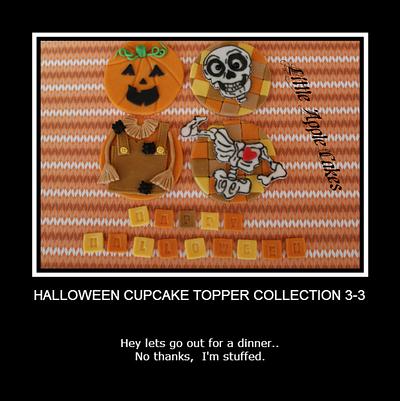 Halloween Cupcake Topper Collection 3-3 - Cake by Little Apple Cakes