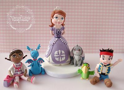 Disney Jr Characters - Cake by Amanda’s Little Cake Boutique