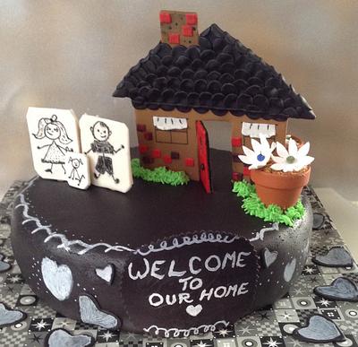 Chris & Megan's Housewarming Cake - Cake by June ("Clarky's Cakes")