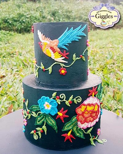 The Creative Flight - Caker Buddies Collab - Buttercream - Cake by gigglesdeessertstop