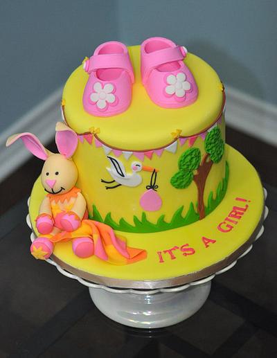 baby girl cake - Cake by Hajnalka Mayor