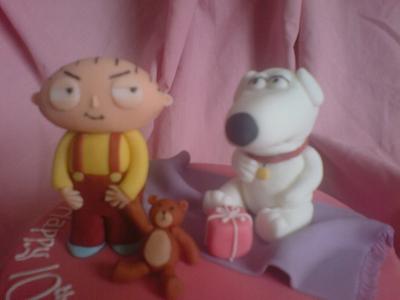 stewie and brian - Cake by SugarMagicCakes (Christine)
