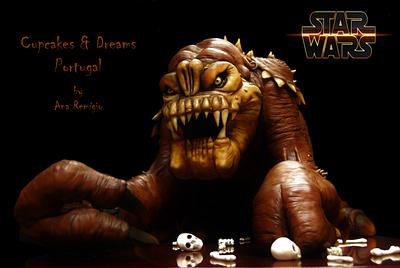 RANCOR - STAR WARS - THE BAKERS STRIKE BACK!! - Cake by Ana Remígio - CUPCAKES & DREAMS Portugal