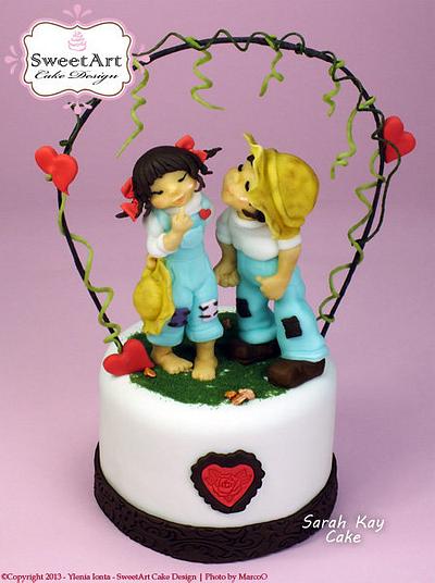 Sarah Kay - Love Cake - Cake by Ylenia Ionta - SweetArt Cake Design