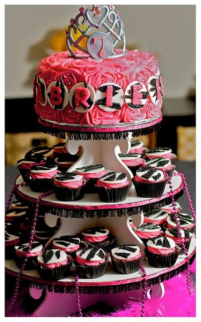 Punk Princess 7th birthday  - Cake by Lainie