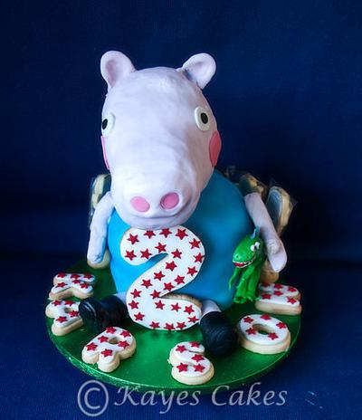 George Pig - Oink! - Cake by Kaye