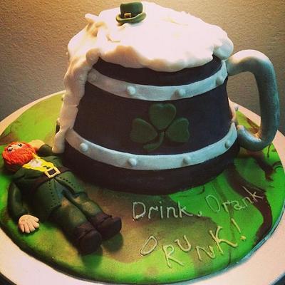 Drunken Leprechaun - Cake by cosybakes