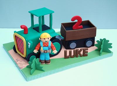 Bob the Builder and Travis - Cake by Deb Williams Cakes