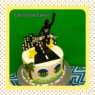 Marathon Runner - Cake by Fun Fiesta Cakes  