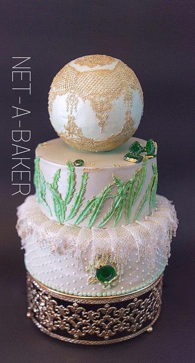 Emrald love  - Cake by henazaina