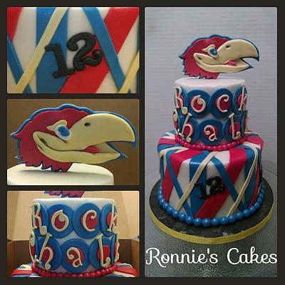 Go Jayhawks! - Cake by Rosalynne Rogers
