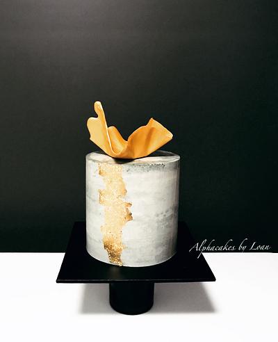 Light concrete cake - Cake by AlphacakesbyLoan 