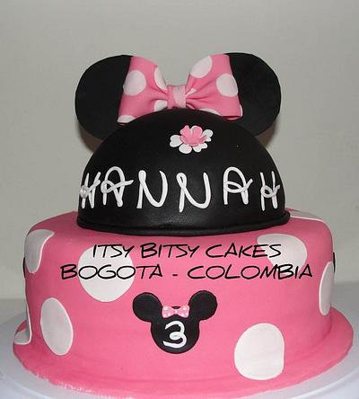 MINNIE MOUSE CAKE - Cake by Itsy Bitsy Cakes