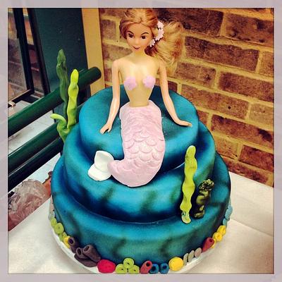 Mermaid cake - Cake by MorleysMorishCakes