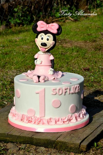 Minie mouse for little girl - Cake by Torty Alexandra