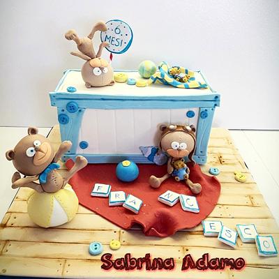 Teddy  - Cake by Sabrina Adamo 