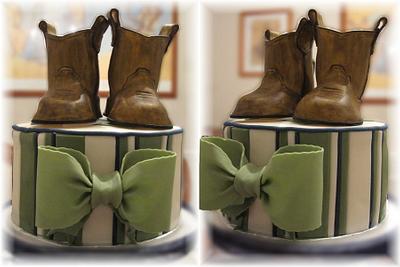 Baby Cowboy Boots - Cake by Geelicious Confections