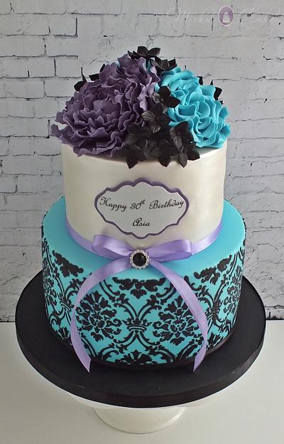 30th Birthday Cake - Cake by Mirka Cakes 