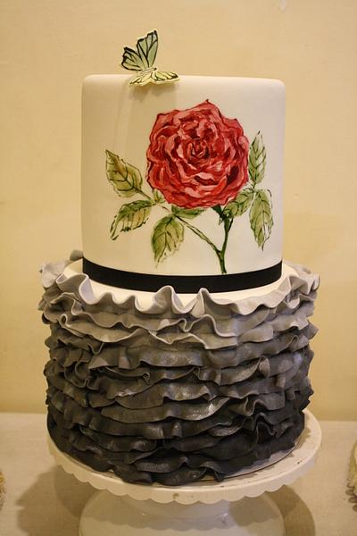 Solitary Bloom - Cake by Mucchio di Bella