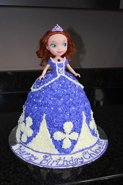 Sophia Doll Cake - Cake by Cakes By Trina