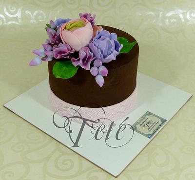 Chocolate and spring! - Cake by Teté Cakes Design