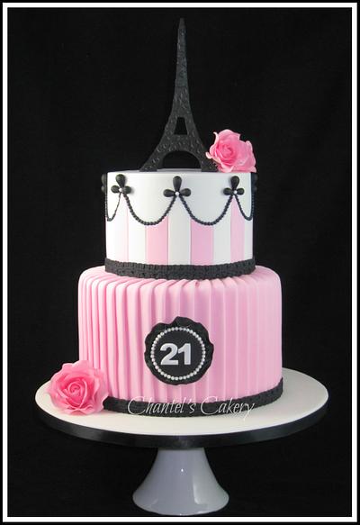 A night in Paris - Cake by Chantel's Cakery