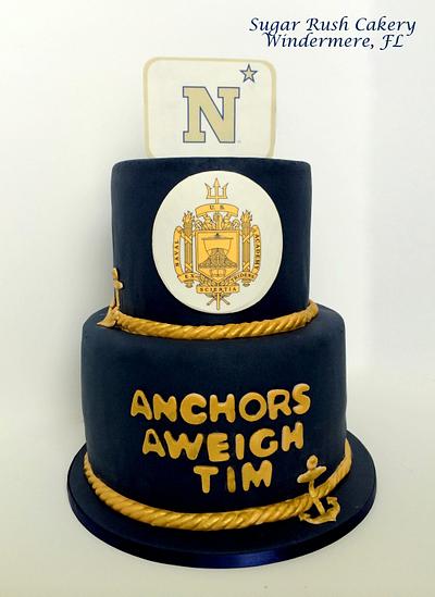 US Naval Academy Cake - Cake by FLSugarRush