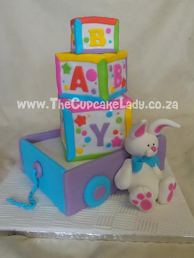 Baby Blocks - Cake by Angel, The Cupcake Lady