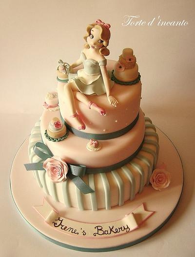 "Vintage Cake Lover" - Cake by Torte d'incanto - Ramona Elle