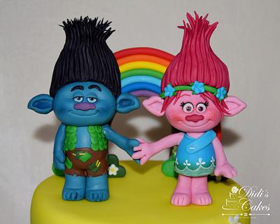 trolls cake - Cake by Didis Cakes