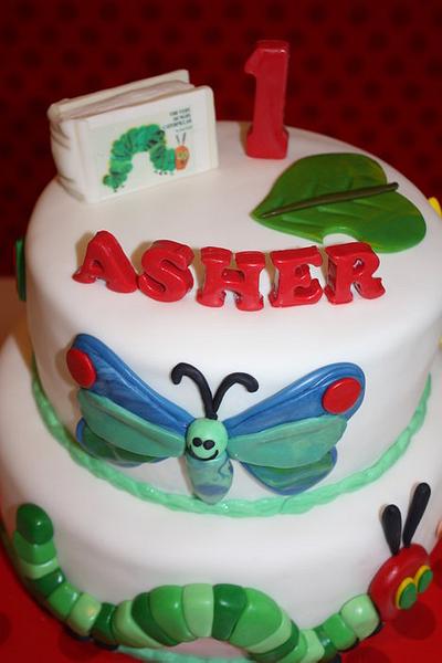 Very Hungry Caterpillar Cake - Cake by Pam and Nina's Crafty Cakes