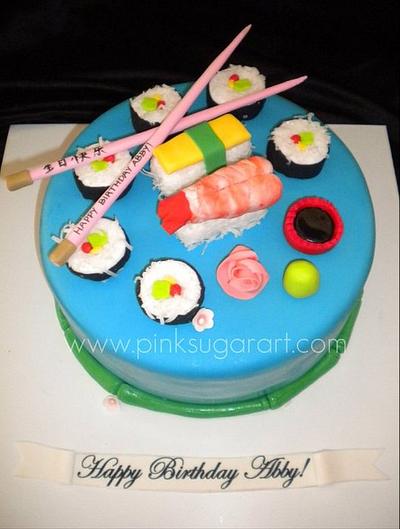 Sushi Cake - Cake by PinkSugarArt