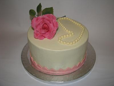 First rose - Cake by Olga Ugay