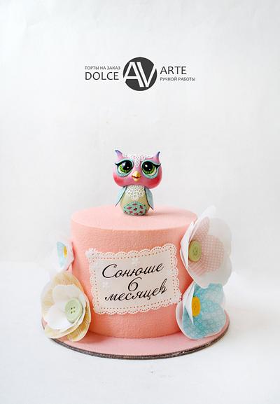 Little owl - Cake by Alina Vaganova
