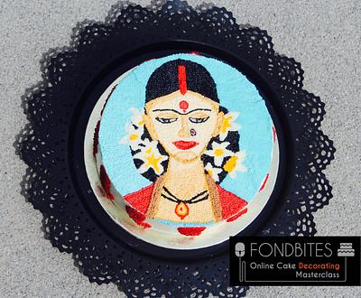 Pointillism cake - Cake by cakeoclock9