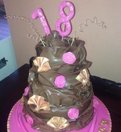 Chocolate birthday cake - Cake by Jean